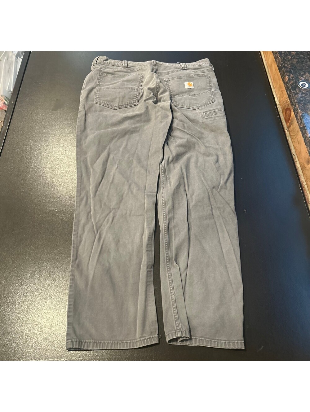 Vintage y2k workwear Carhartt Relaxed Fit Gray Work Pants 36x32